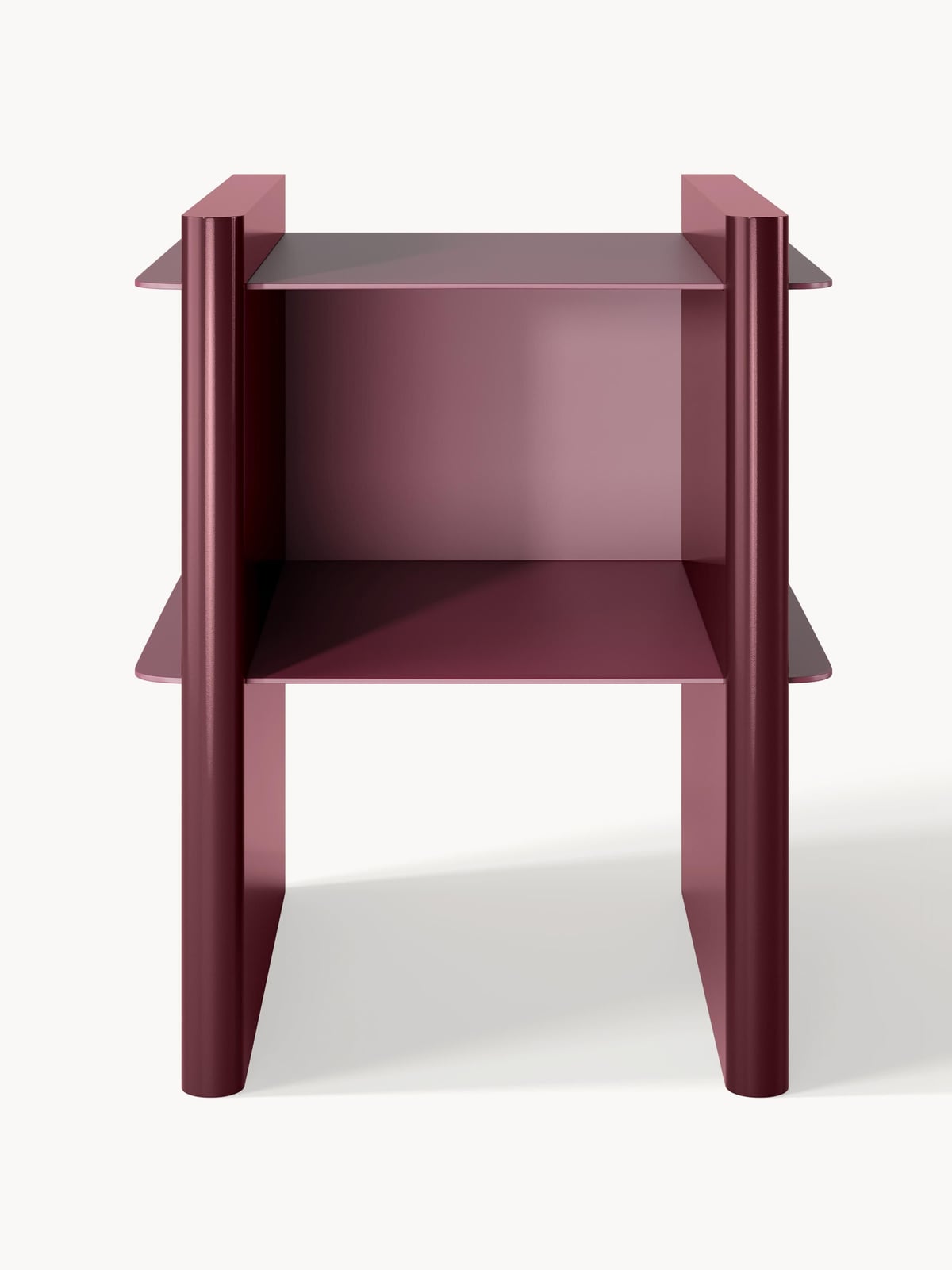 Rami Bedside Table with Metal Elements