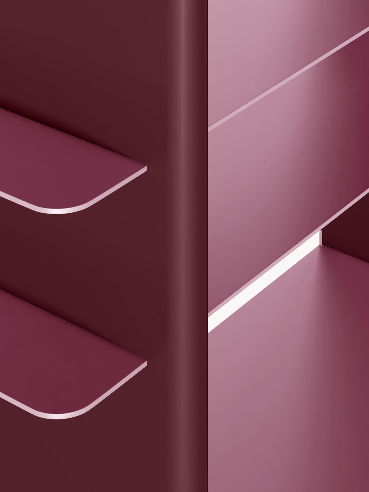 Rami Shelving Unit with Metal Elements