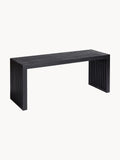 Rib Mahogany Wood Bench