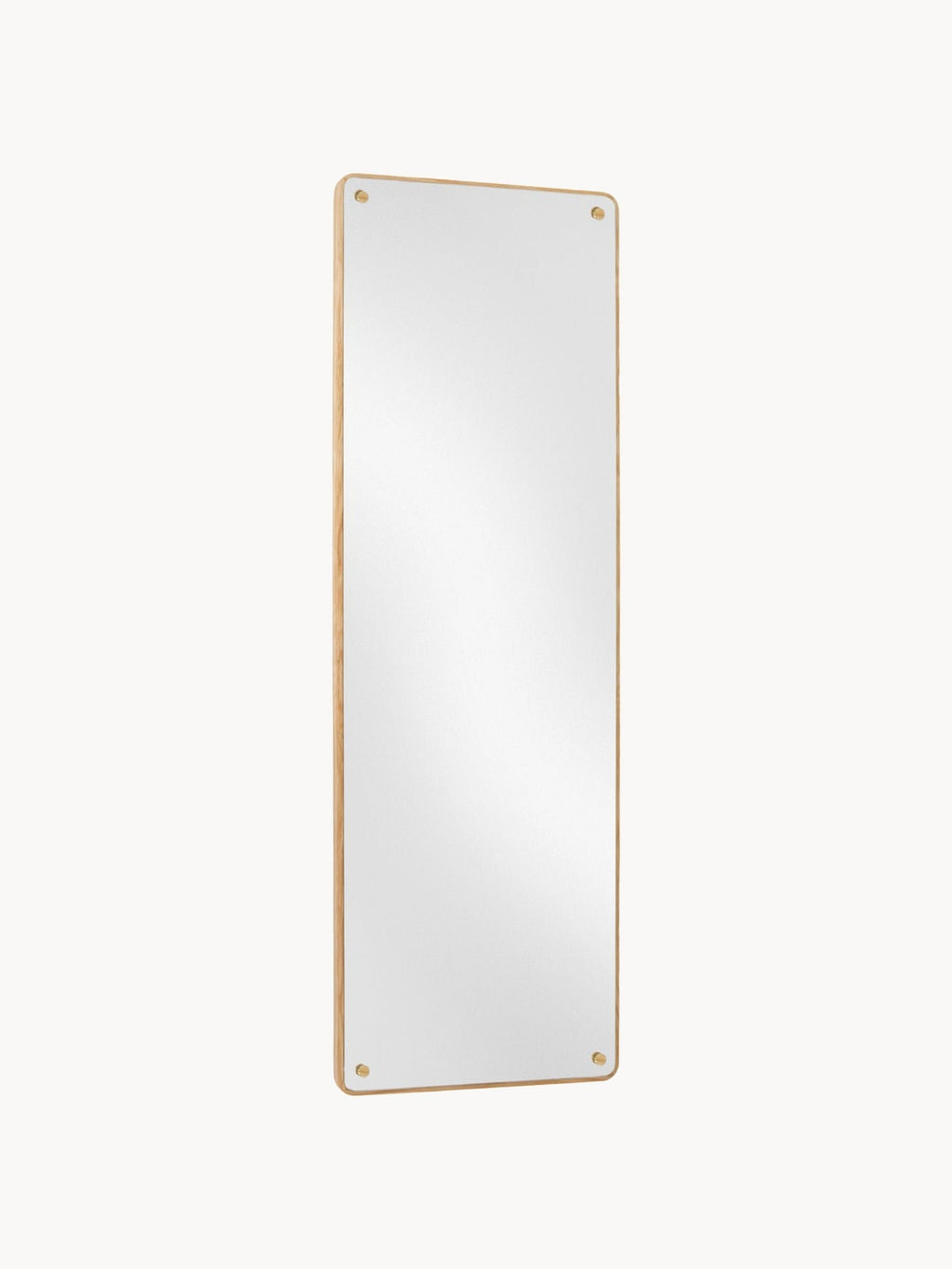 RM-1 Oak Wood Full-Length Leaner Mirror