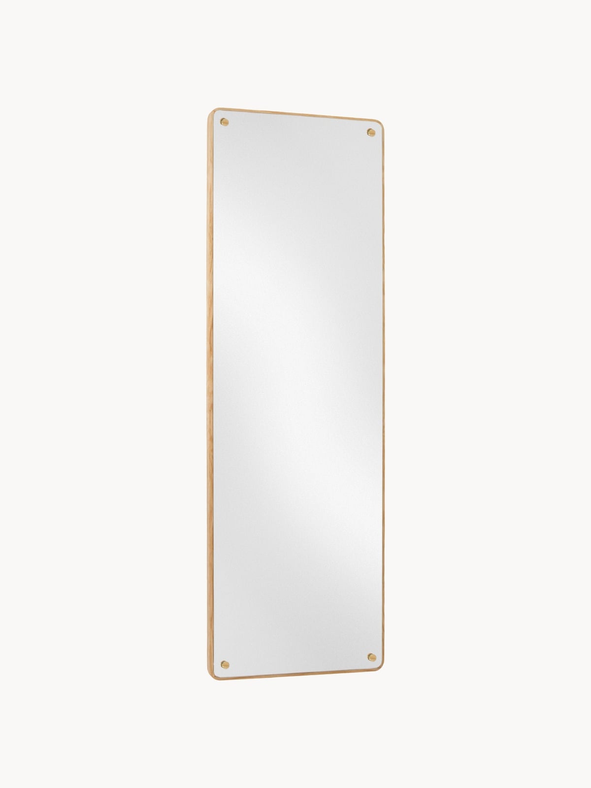 RM-1 Oak Wood Full-Length Leaner Mirror