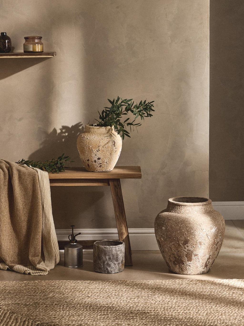 Rome Planter, H 34 cm