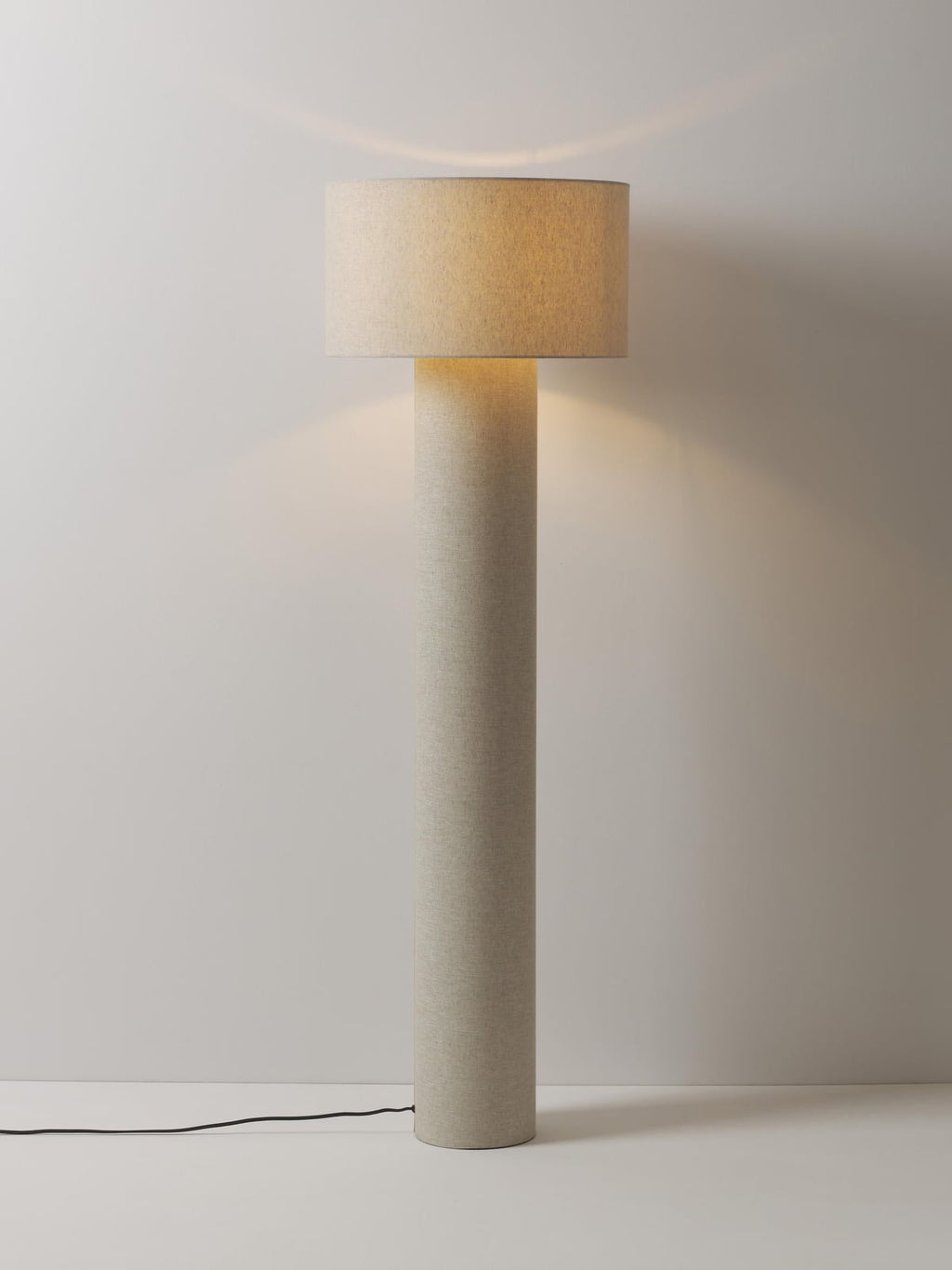 Ron Linen Floor Lamp