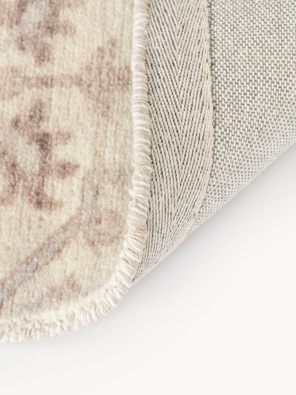 Rosalie Hand-Woven Low-Pile Rug with Ornaments