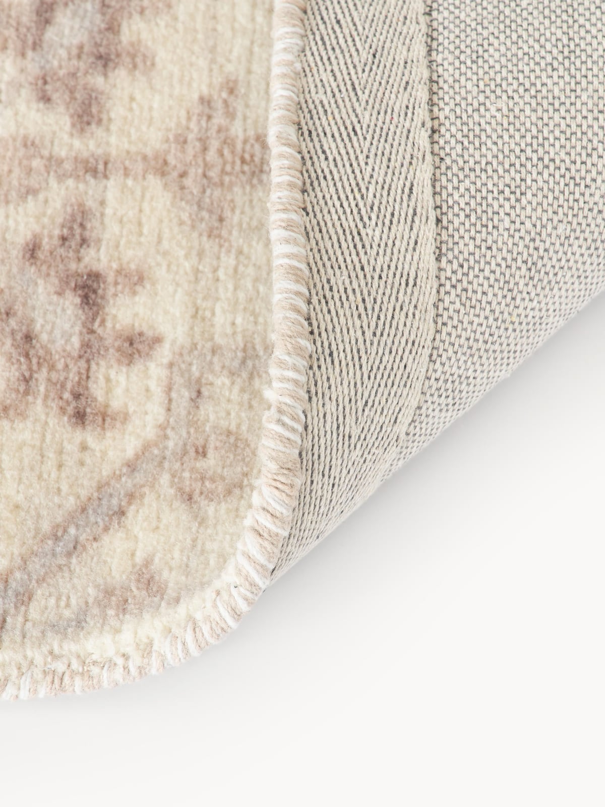 Rosalie Hand-Woven Low-Pile Rug with Ornaments