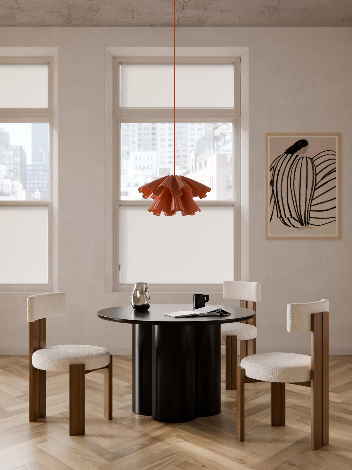 Round Dining Table Keva, Ø 120 cm