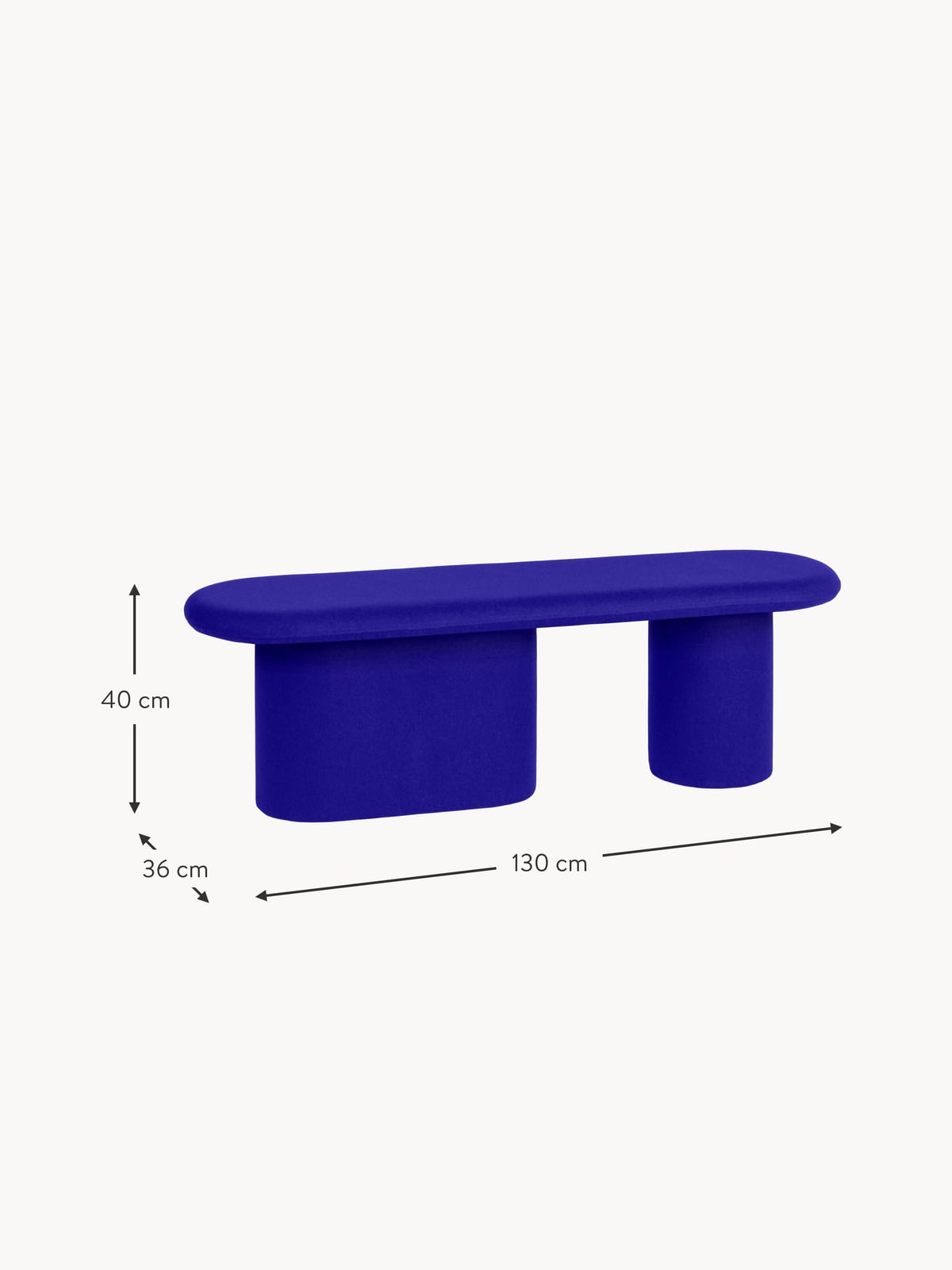 Rull Handmade Upholstered Bench