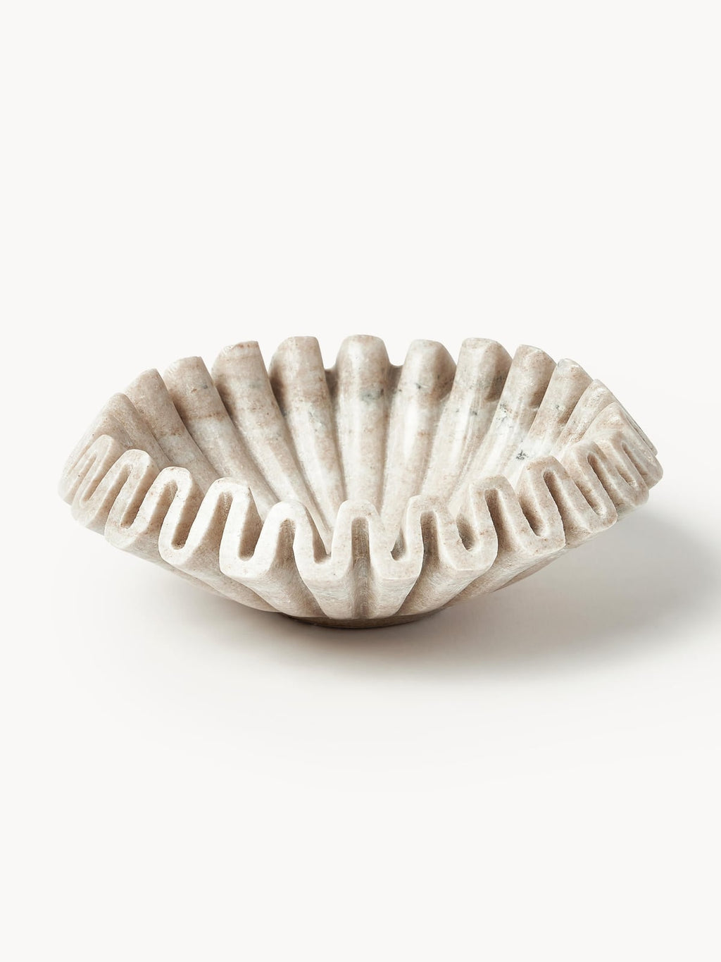 Santorini Handmade Decorative Marble Bowl, Ø 18 cm