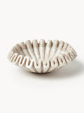 Santorini Handmade Decorative Marble Bowl, Ø 18 cm