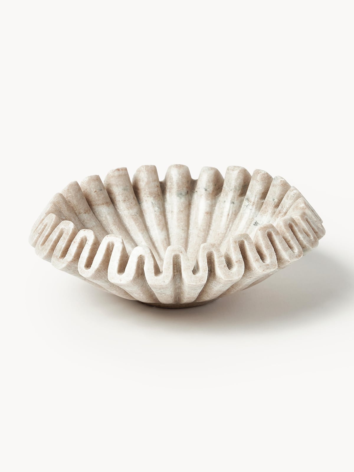Santorini Handmade Decorative Marble Bowl, Ø 18 cm