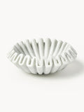 Santorini Handmade Decorative Marble Bowl, Ø 18 cm