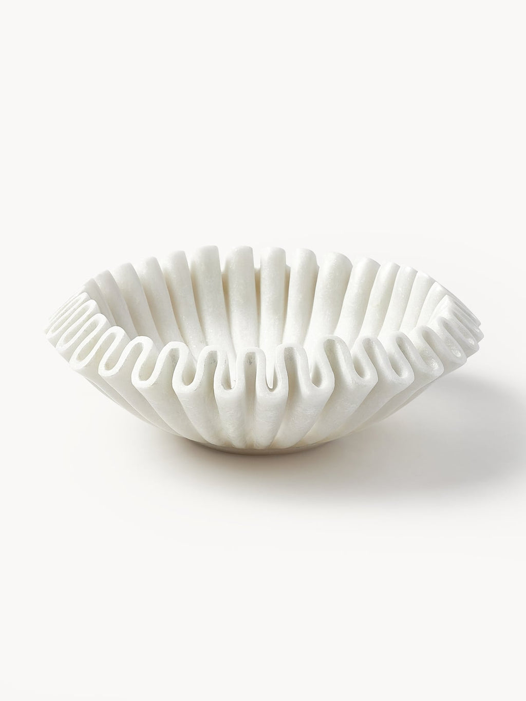 Santorini Handmade Decorative Marble Bowl, Ø 31 cm