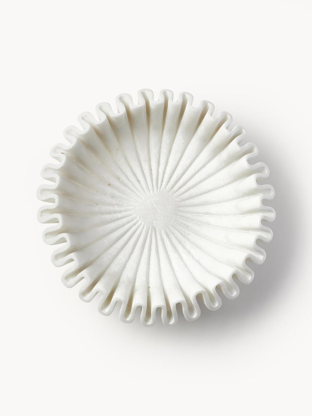 Santorini Handmade Decorative Marble Bowl, Ø 31 cm