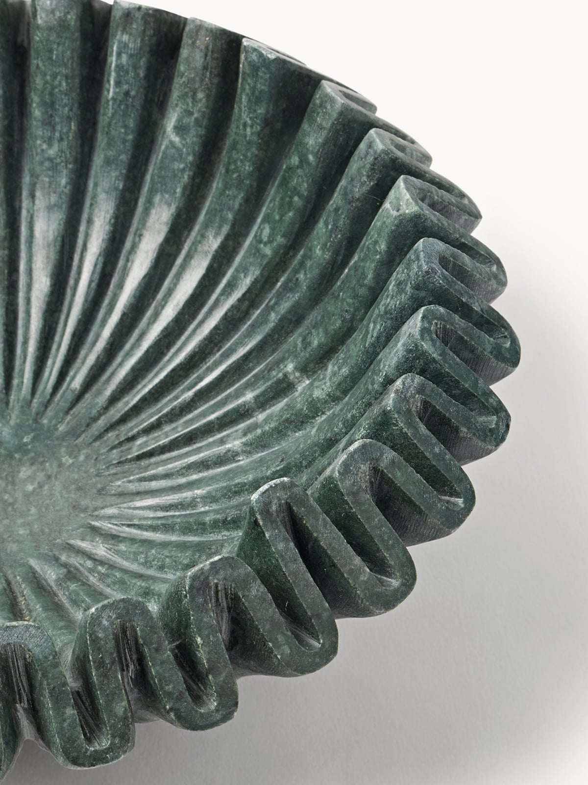 Santorini Handmade Decorative Marble Bowl, Ø 31 cm