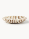 Santorini Handmade Oval Decorative Marble Bowl, W 35 cm