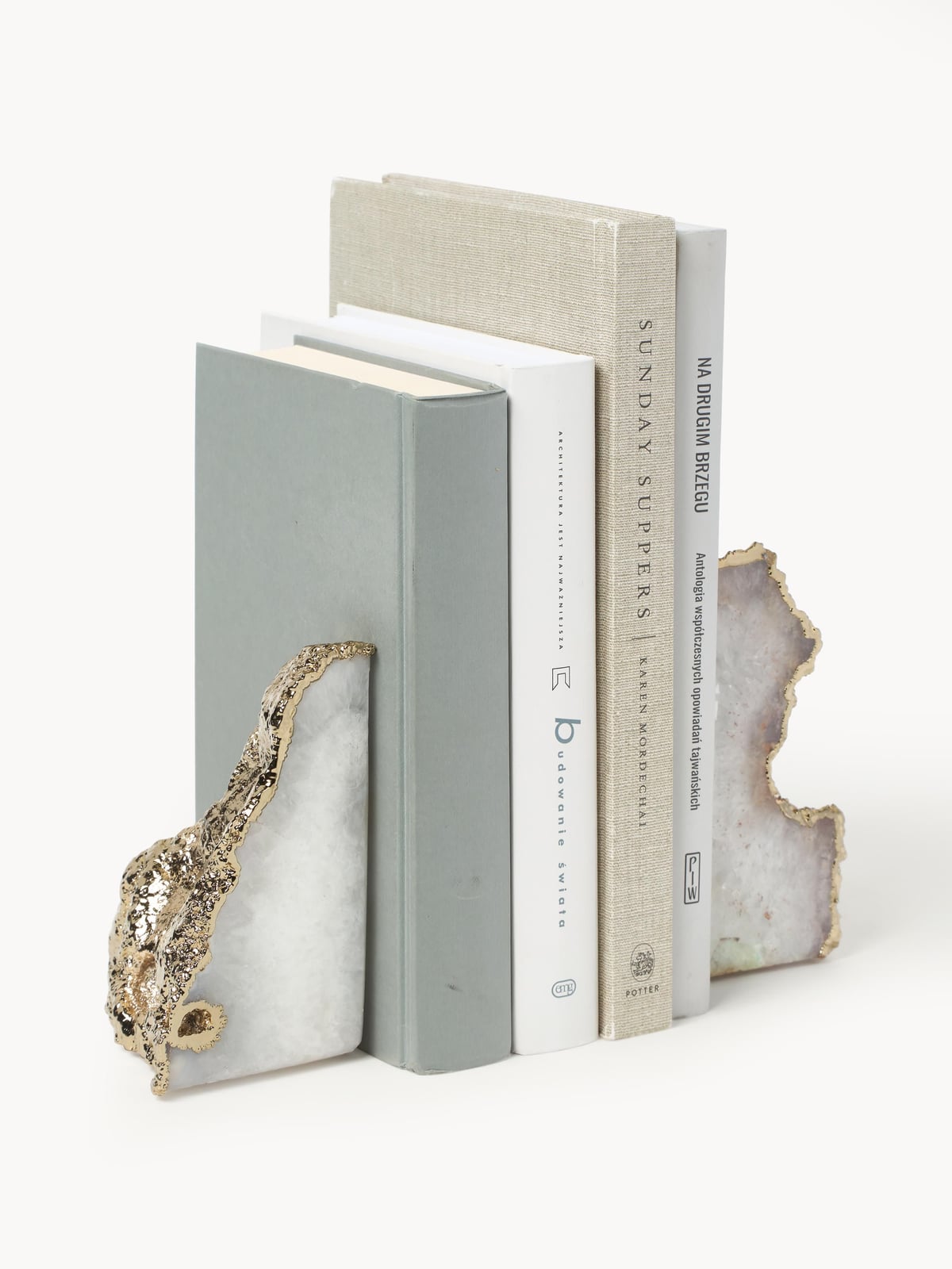 Sedona Quartz Bookends, Set of 2
