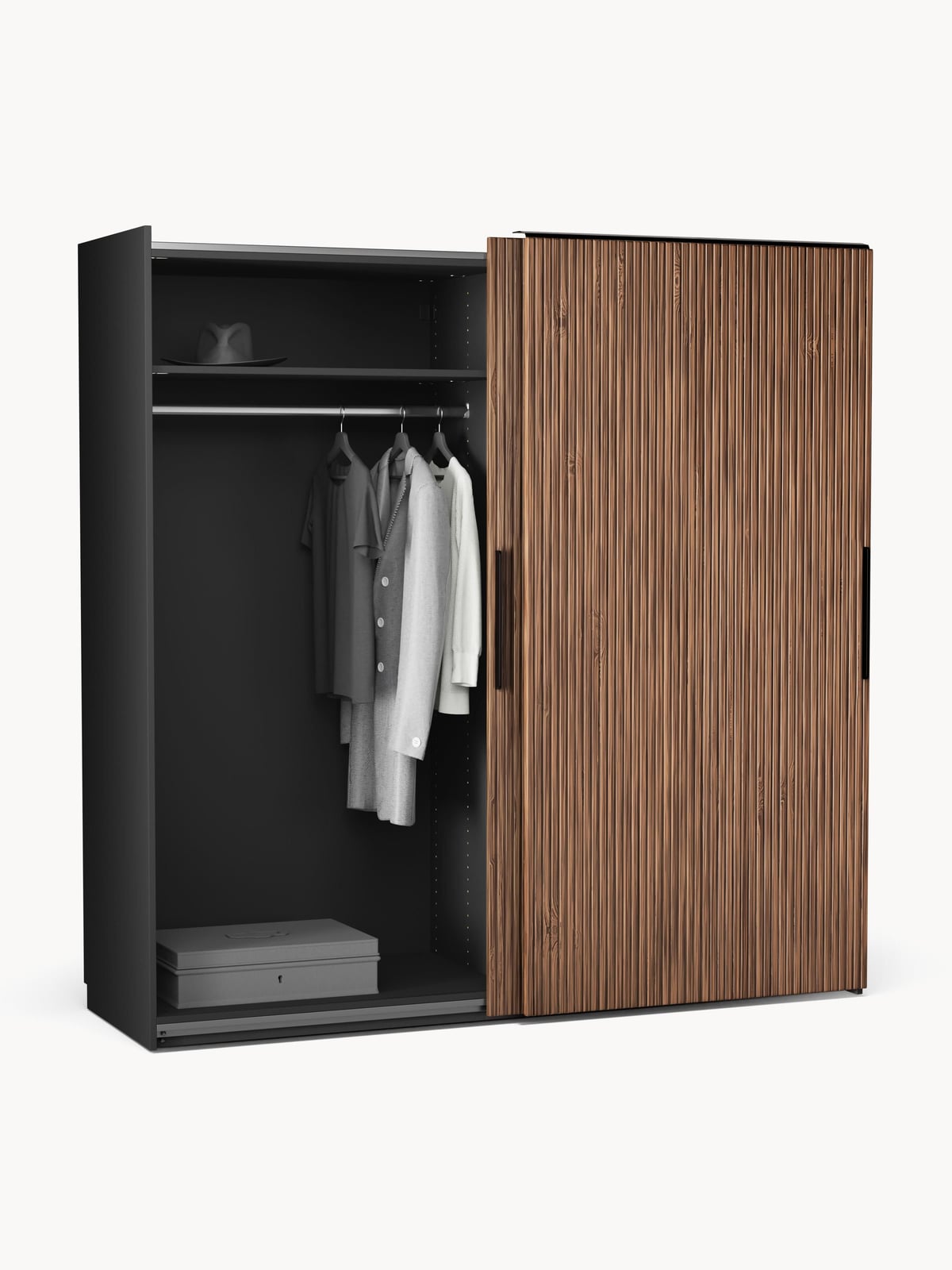 Simone Modular Sliding Door Wardrobe, 200 cm Wide, in various sizes
