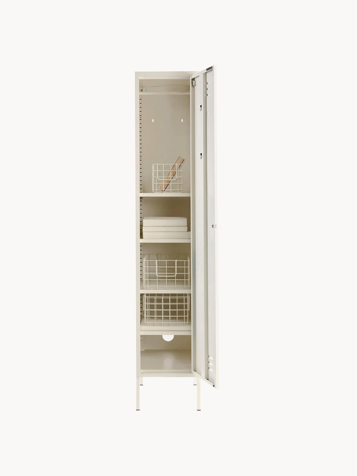 Skinny Small Metal Wardrobe The