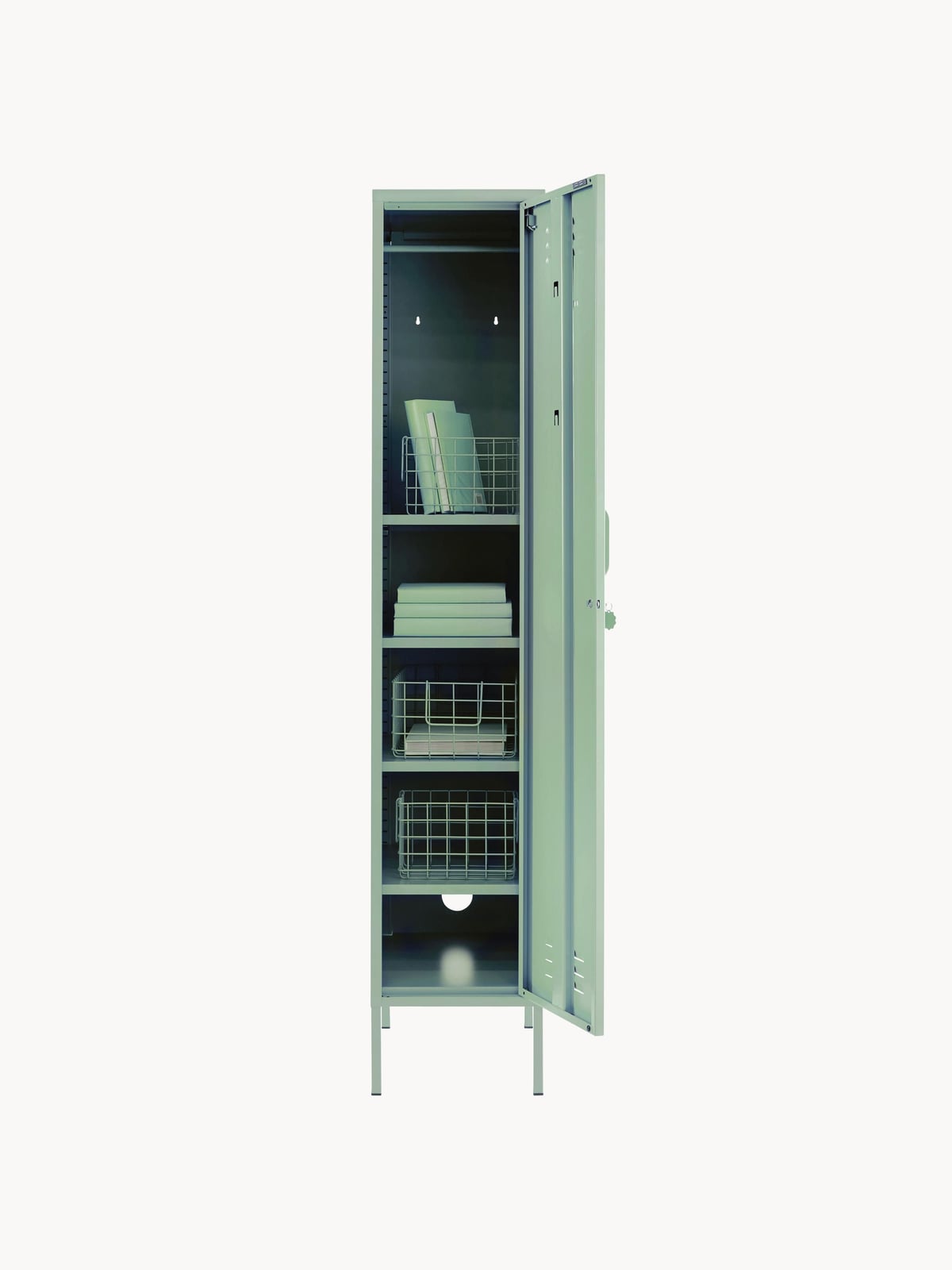 Skinny Small Metal Wardrobe The