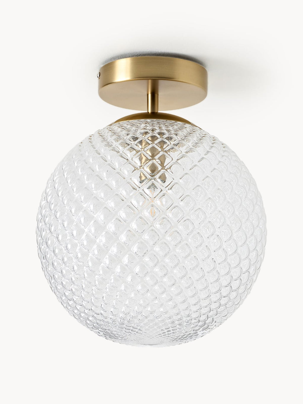 Small Glass Ceiling Lamp Lorna