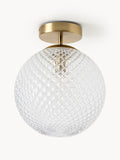 Small Glass Ceiling Lamp Lorna