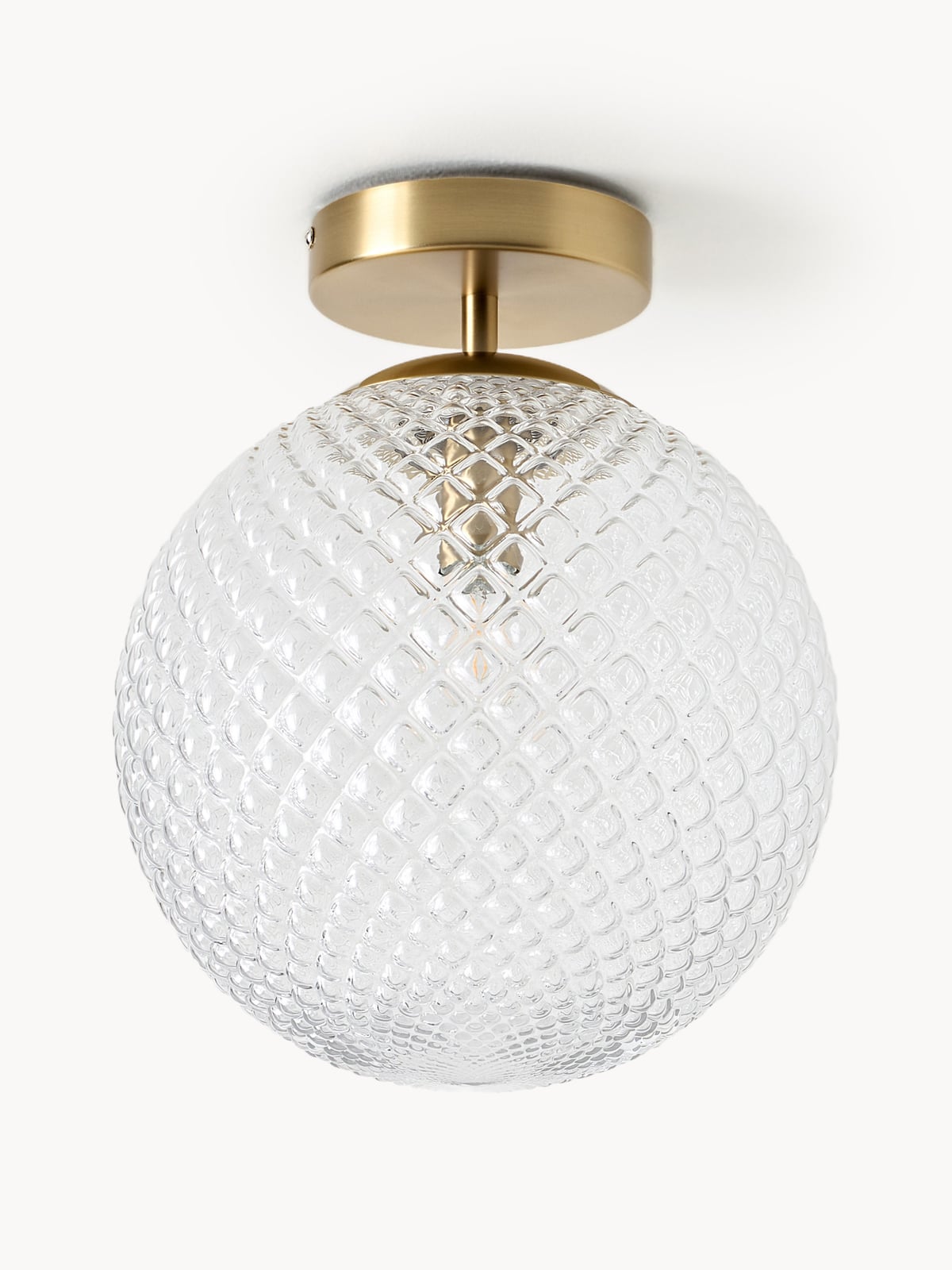 Small Glass Ceiling Lamp Lorna