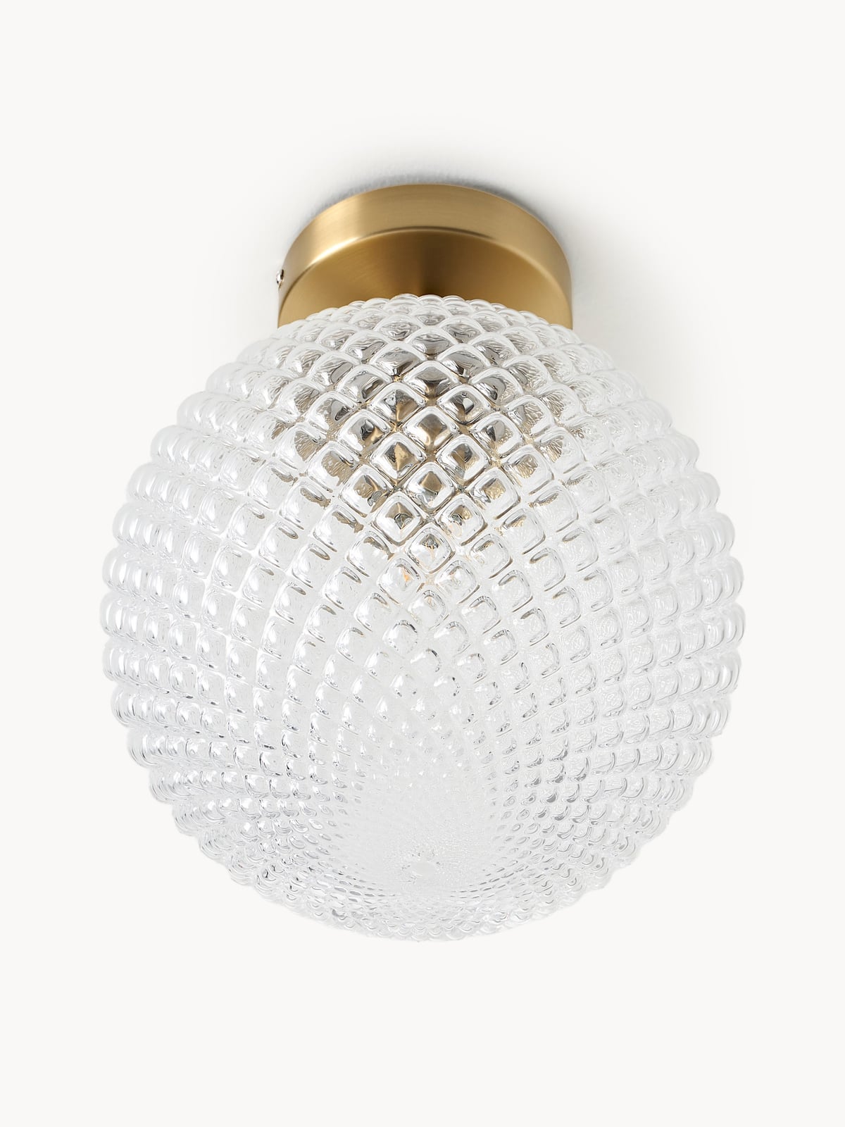 Small Glass Ceiling Lamp Lorna