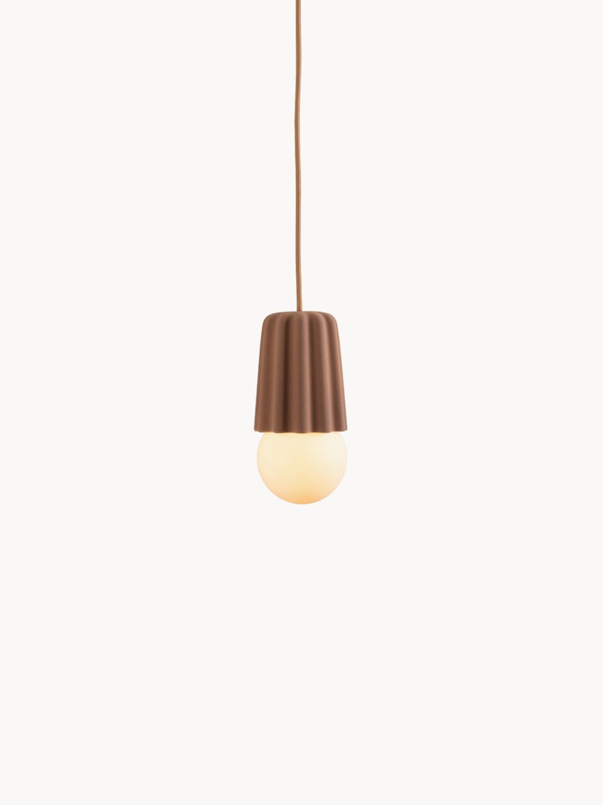 Small Handmade Dimmable Pendant Light STUCCO No. 1