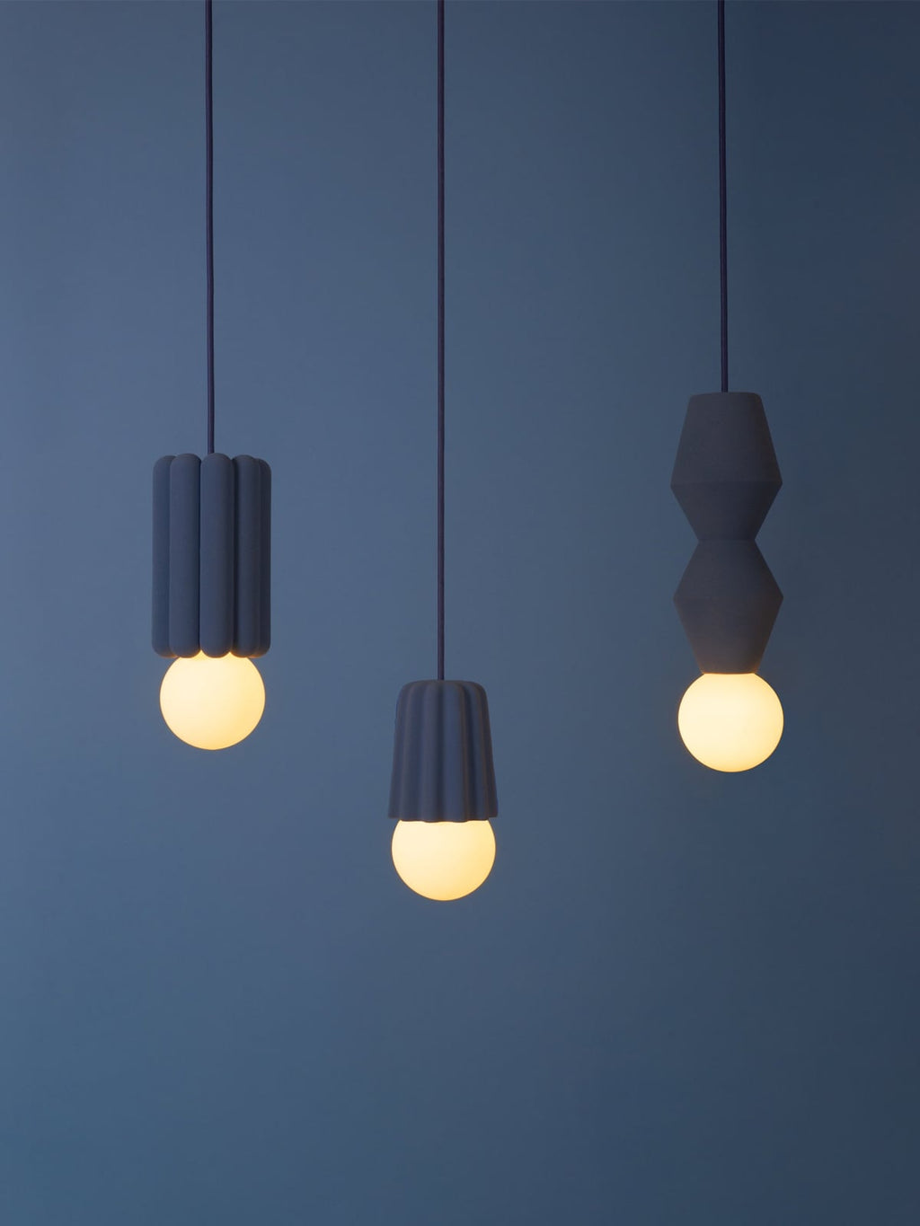 Small Handmade Dimmable Pendant Light STUCCO No.: 2