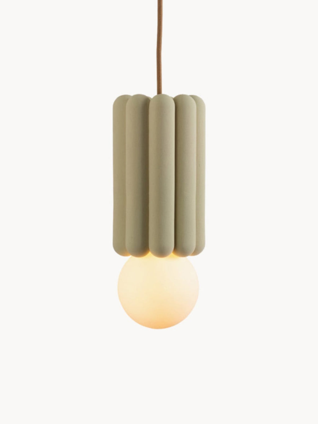 Small Handmade Dimmable Pendant Light STUCCO No. 3