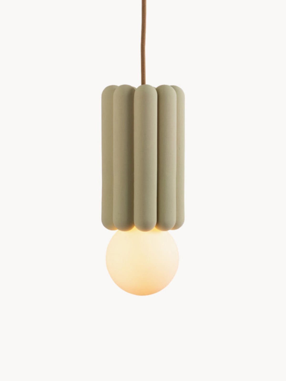 Small Handmade Dimmable Pendant Light STUCCO No. 3