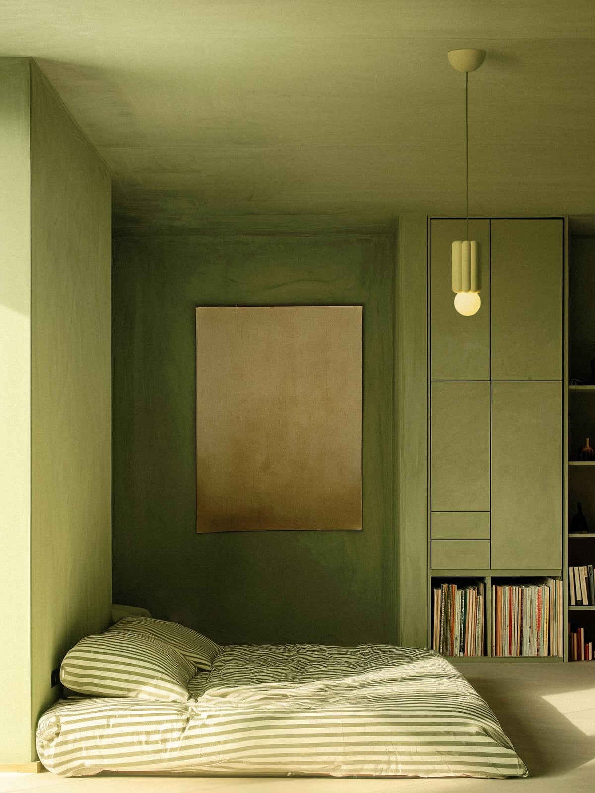 Small Handmade Dimmable Pendant Light STUCCO No. 3