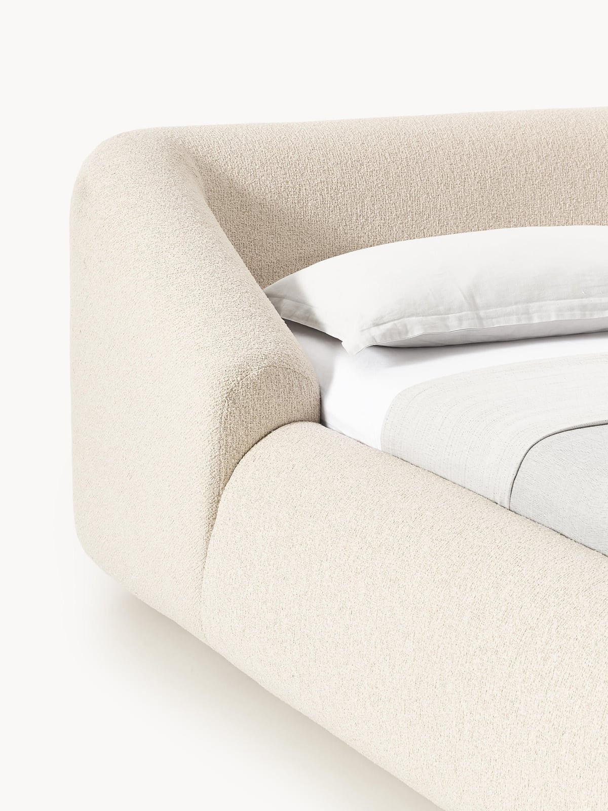 Sofia Upholstered Bouclé Bed