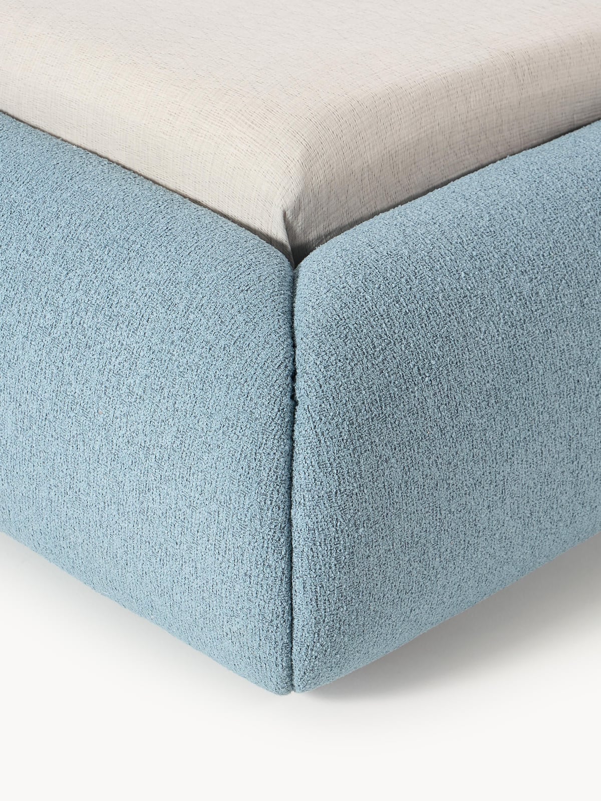 Sofia Upholstered Bouclé Bed