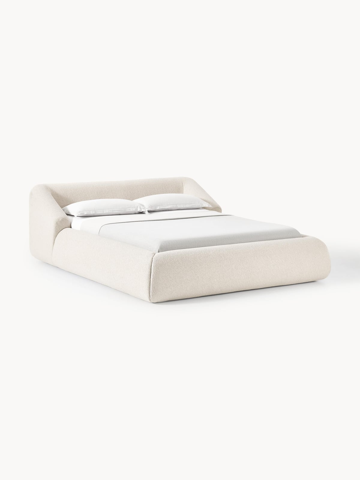 Sofia Upholstered Bouclé Bed