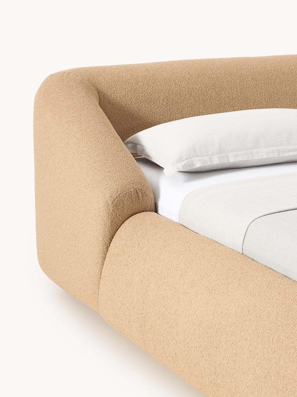 Sofia Upholstered Bouclé Bed