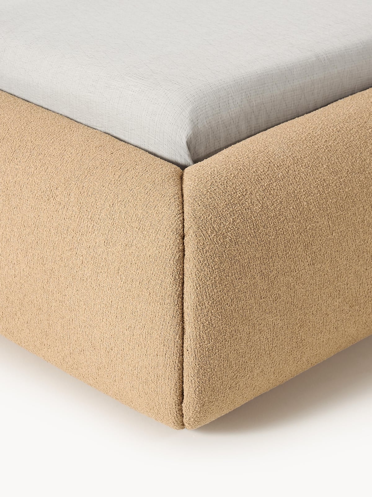 Sofia Upholstered Bouclé Bed