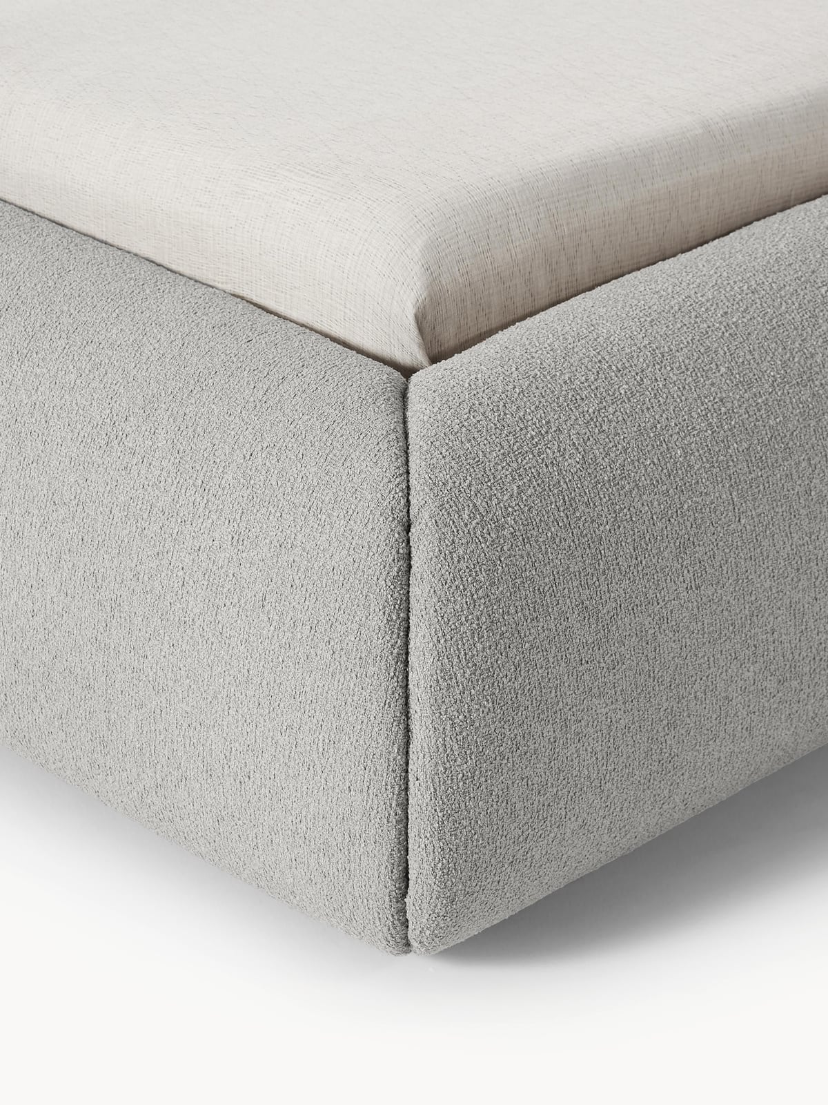Sofia Upholstered Bouclé Bed