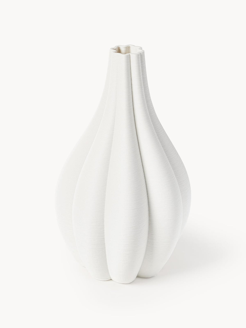 Sonata 3D Printed Porcelain Vase, H 40 cm