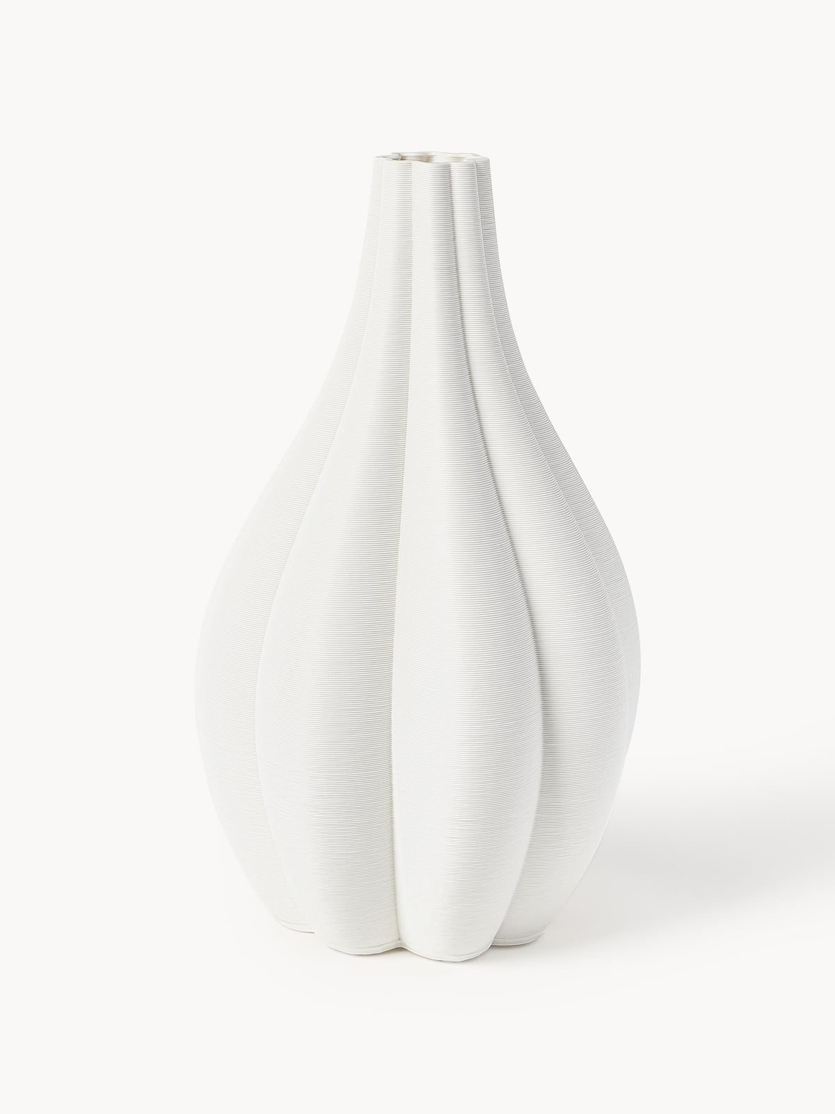 Sonata 3D Printed Porcelain Vase, H 40 cm