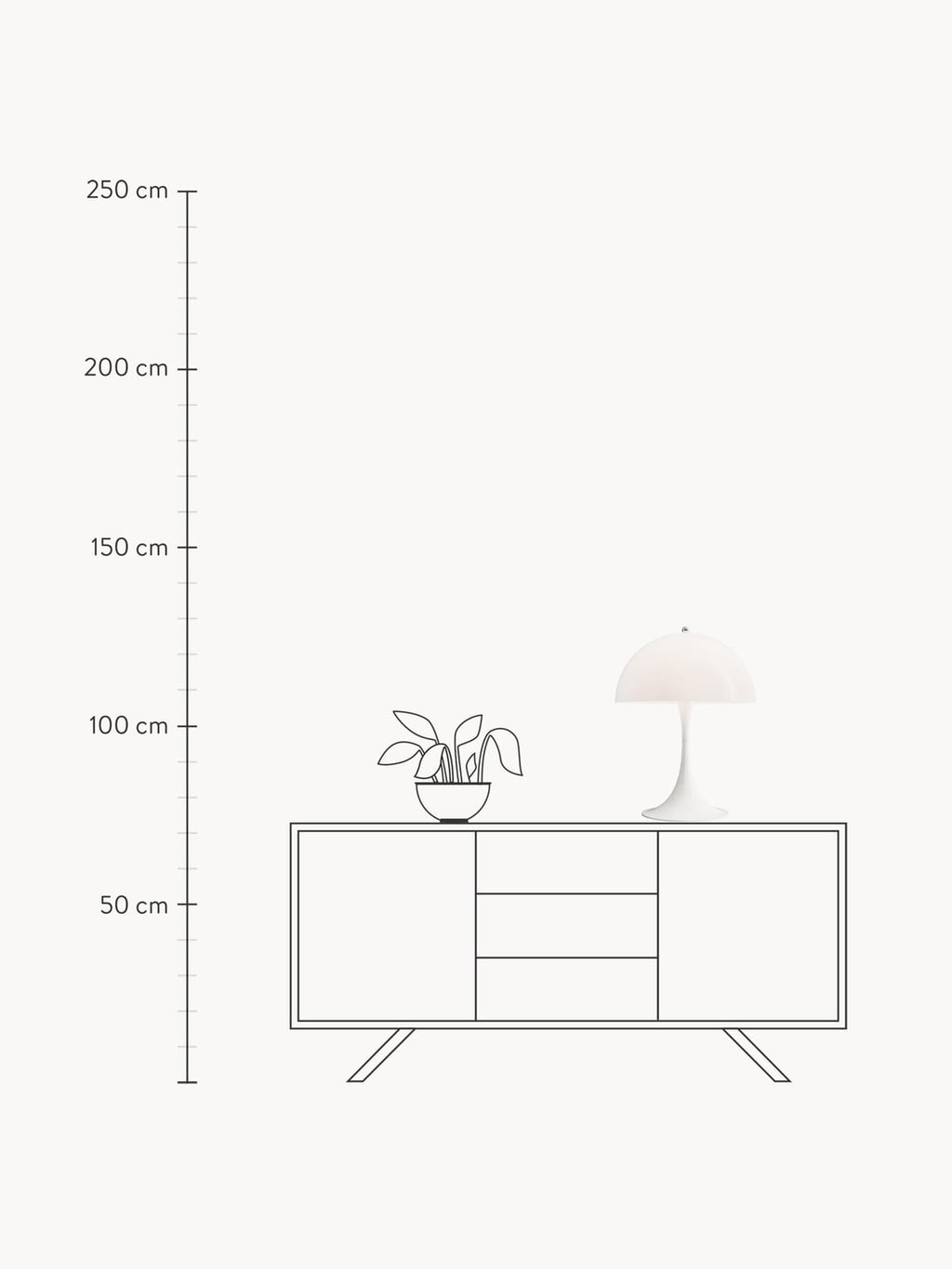 Table Lamp Panthella 400, Design Verner Panton