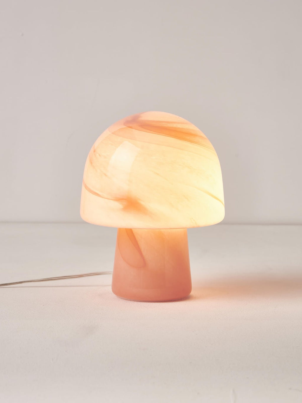 Talia Small Marble Effect Table Lamp