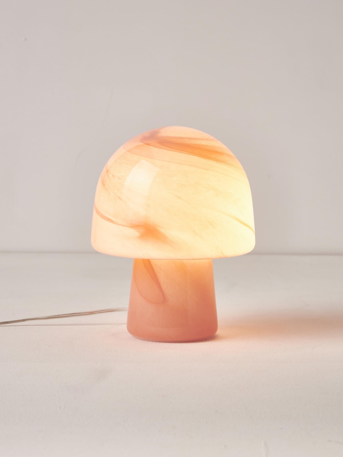 Talia Small Marble Effect Table Lamp