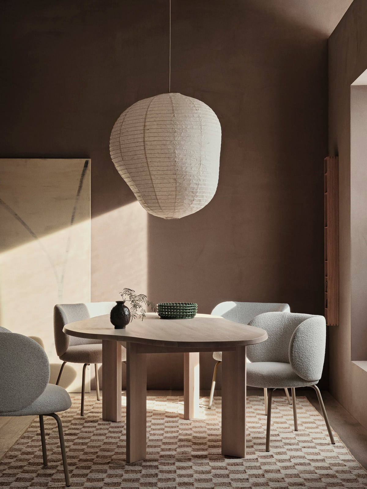 Tarn Beech Wood Dining Table, 220 x 119 cm