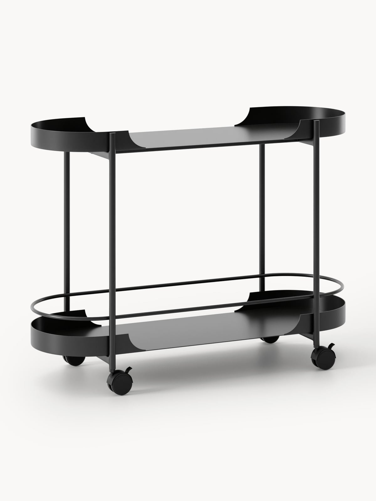 Taru Metal Serving Trolley