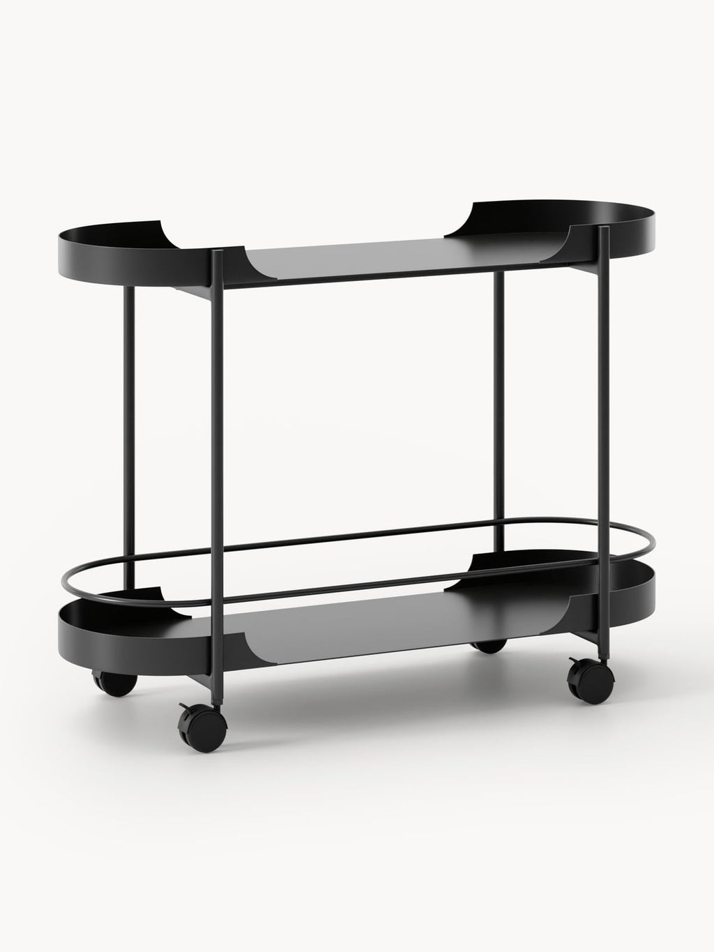 Taru Metal Serving Trolley