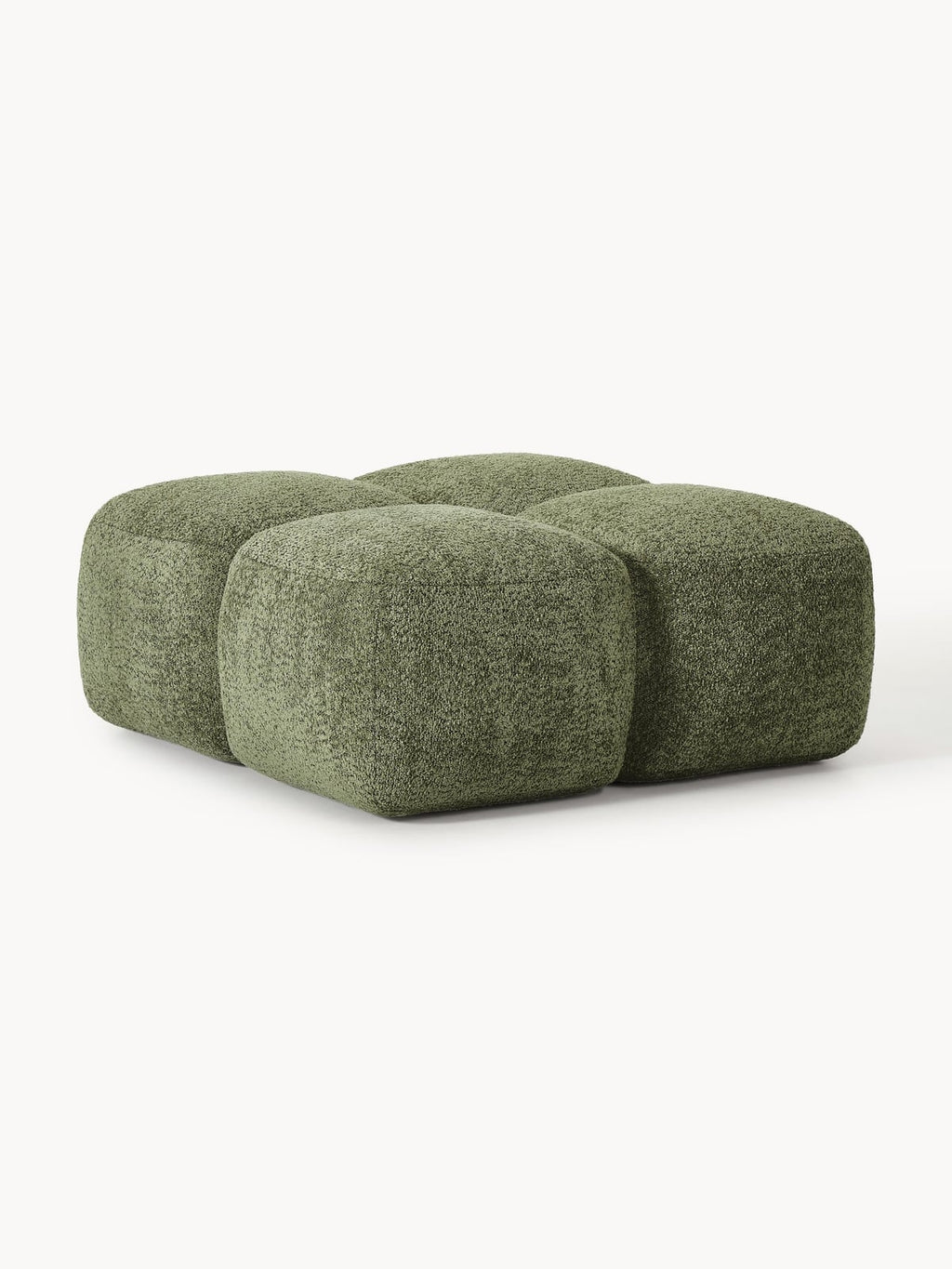 Tayla Teddy-Bouclé Ottoman