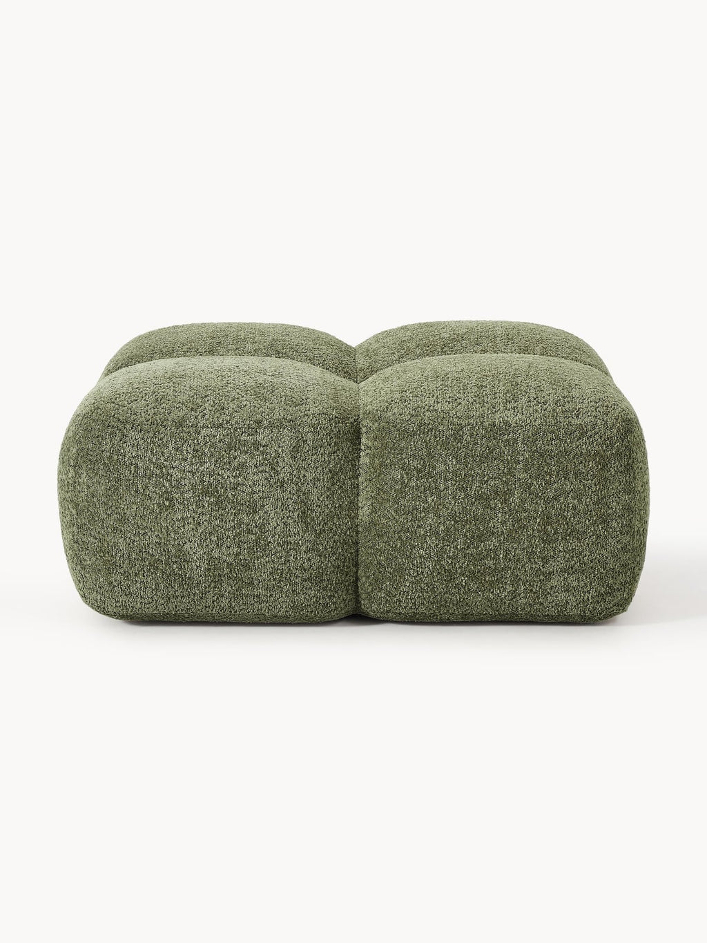 Tayla Teddy-Bouclé Ottoman