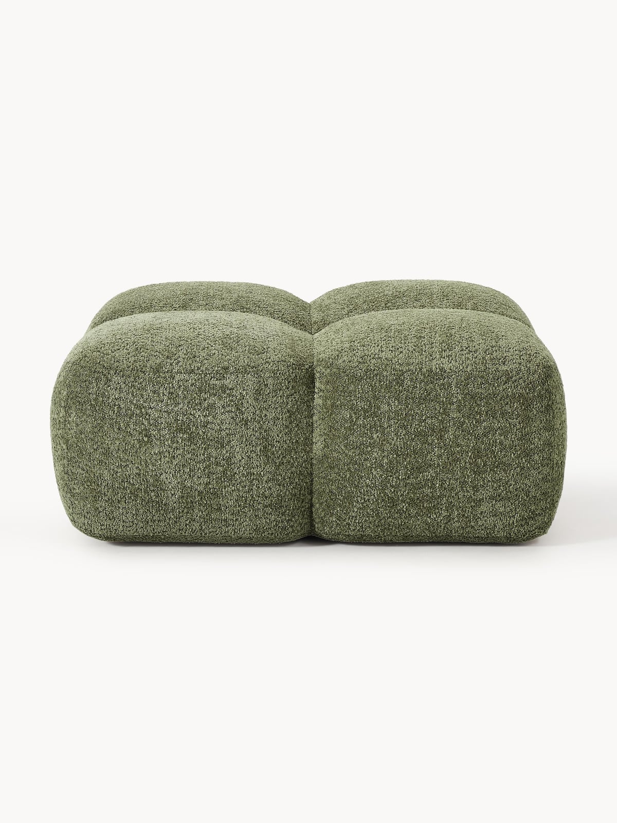Tayla Teddy-Bouclé Ottoman