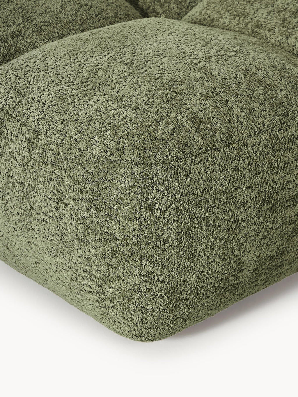 Tayla Teddy-Bouclé Ottoman